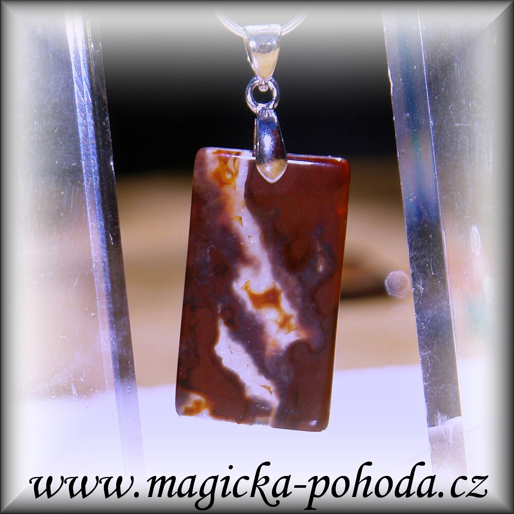 Achát R2907XXII051 přívěsek ochranný malý - bižuterní úchyt