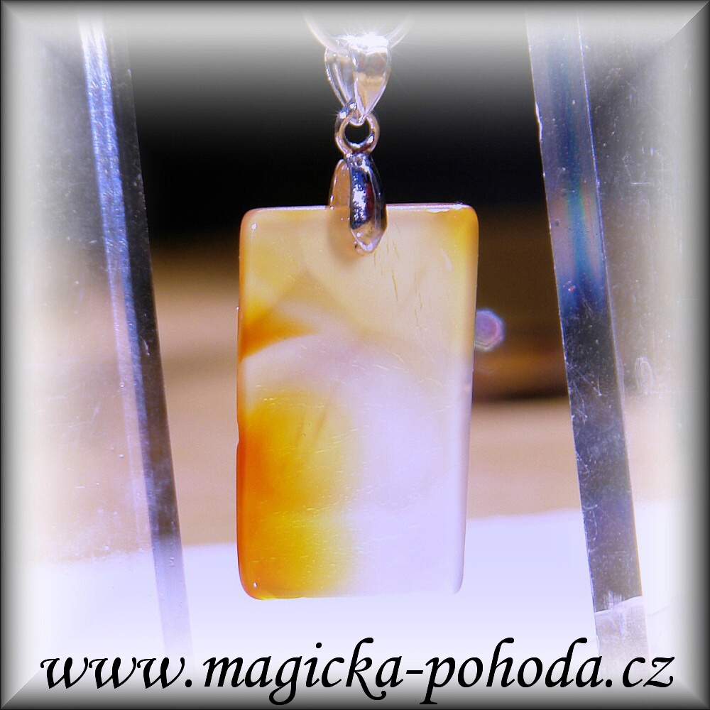 Achát R2907XXII056 přívěsek ochranný malý - bižuterní úchyt