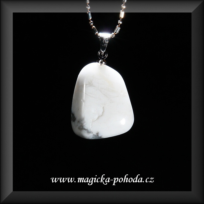 Magnezit přívěsek D1205VI-63 - bižuterní úchyt