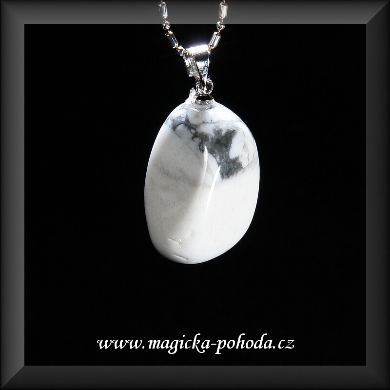 Magnezit přívěsek D1205VI-68 - bižuterní úchyt