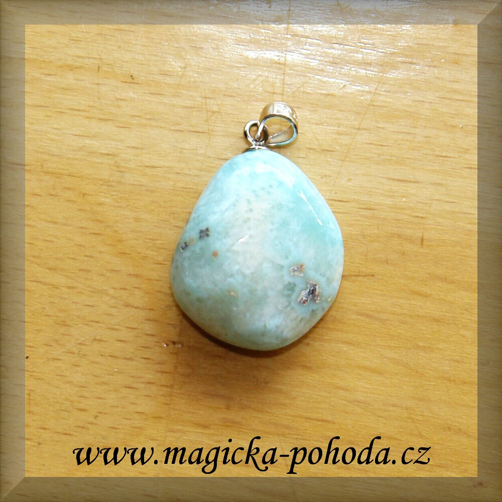 Larimar přívěsek D1 - stříbro 925