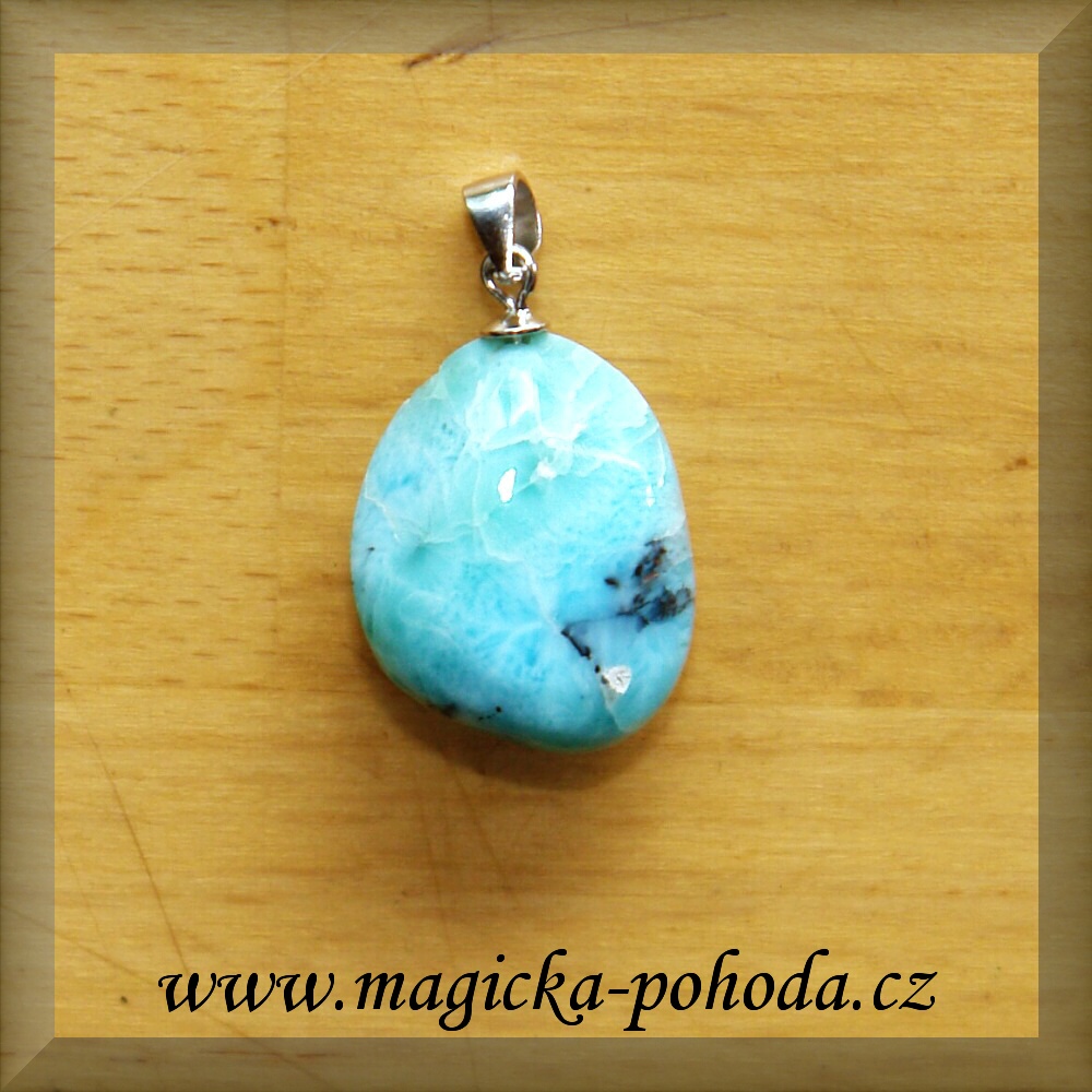 Larimar přívěsek D4 - stříbro 925