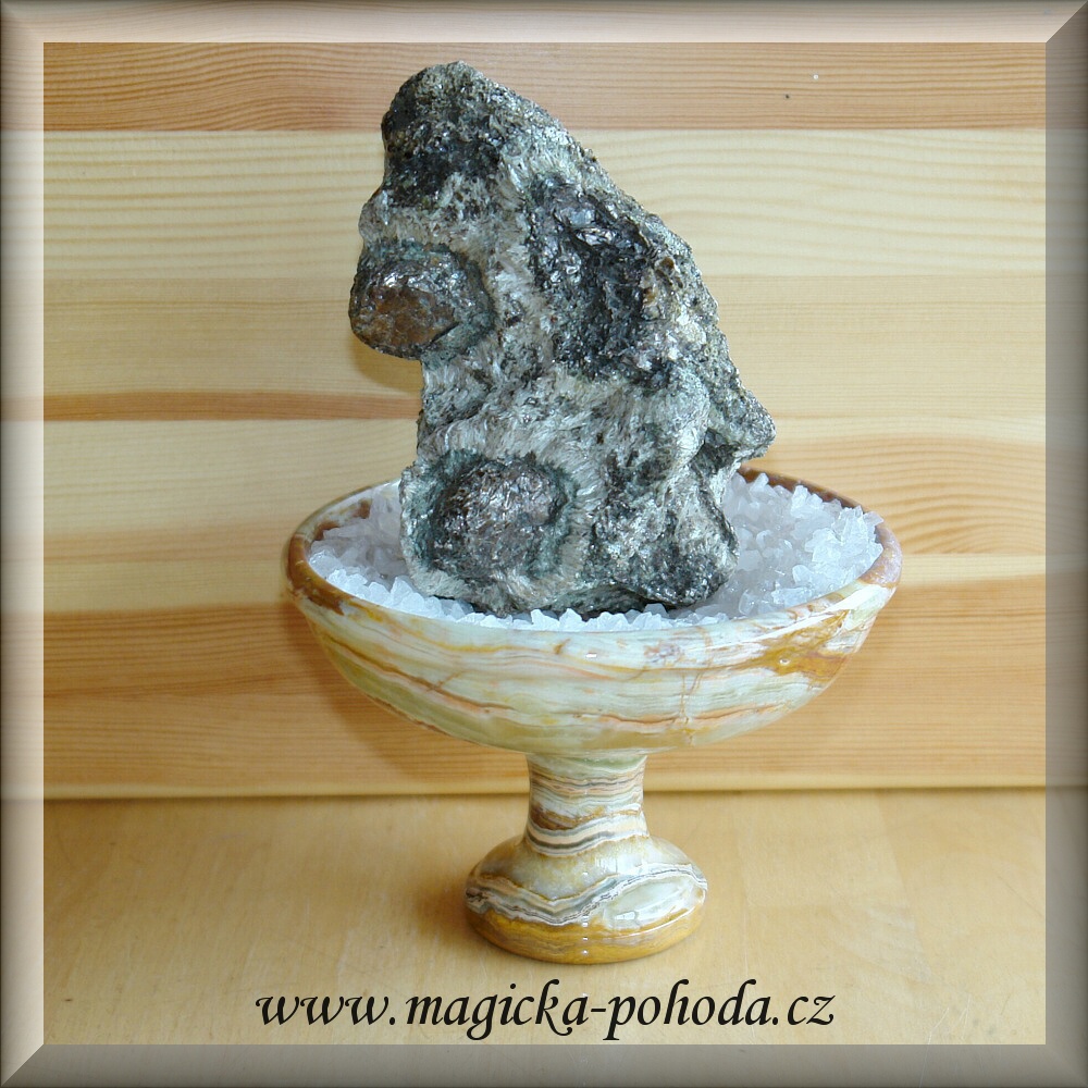 1101XXIMM01 - MAGICKÁ MISKA-1210g-HEŘMANOVSKÁ KOULE-KŘIŠŤÁL-ONYX-MĚĎ