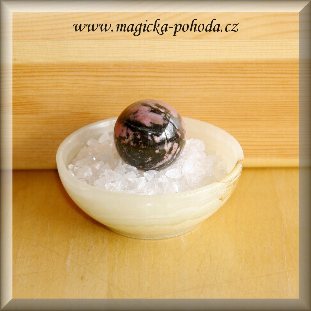1101XXIMM27 - MAGICKÁ MISKA-195g-ONYX-KŘIŠŤÁL-MĚĎ-RODONIT
