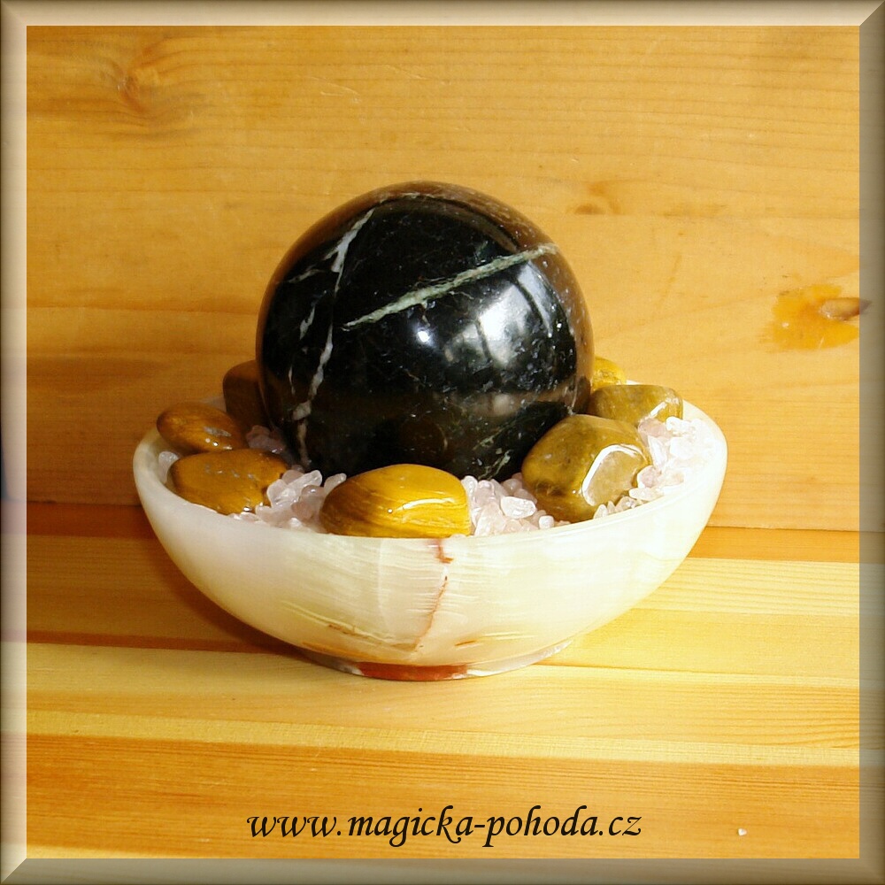 2403XXIMM07 - MAGICKÁ MISKA-1315g-ONYX-RŮŽENÍN-MĚĎ-JASPIS HNĚDÝ-ONYX OCHRANA, ODRUŠENÍ, AKTIVACE a NAVÝŠENÍ ENERGIE 