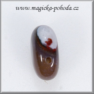 Achát vrtaný přívěsek P2111XI21