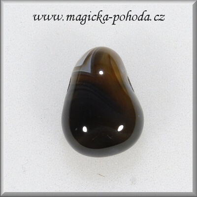 Achát přívěsek P2111XI25 - vrtaný