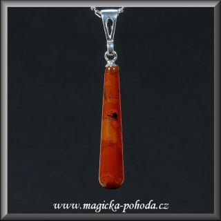 Jaspis přívěsek K1402XV-07 - stříbro Ag 925/1000