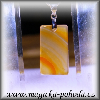 Achát R2907XXII086 přívěsek ochranný malý - bižuterní úchyt