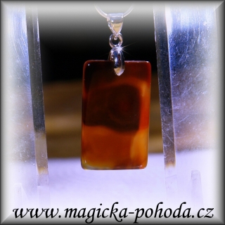 Achát R2907XXII088 přívěsek ochranný malý - bižuterní úchyt