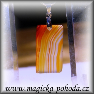 Achát R2907XXII097 přívěsek ochranný malý - bižuterní úchyt