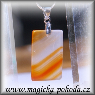 Achát R2907XXII099 přívěsek ochranný malý - bižuterní úchyt
