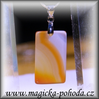 Achát R2907XXII104 přívěsek ochranný malý - bižuterní úchyt