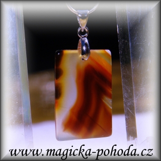Achát R2907XXII105 přívěsek ochranný malý - bižuterní úchyt