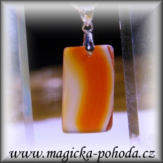 Achát R2907XXII106 přívěsek ochranný malý - bižuterní úchyt
