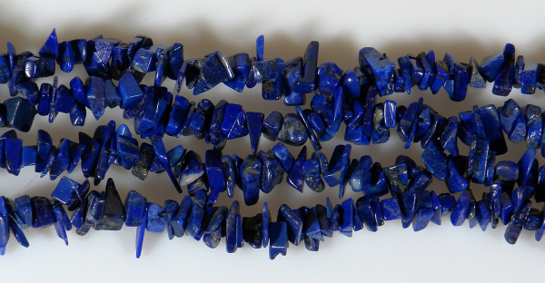 Lapis lazuli náhrdelník P1  - bižuterní úchyt