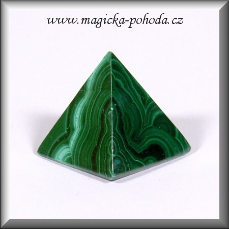 Malachit pyramida K1411XI017