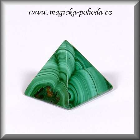 Malachit pyramida K1411XI018