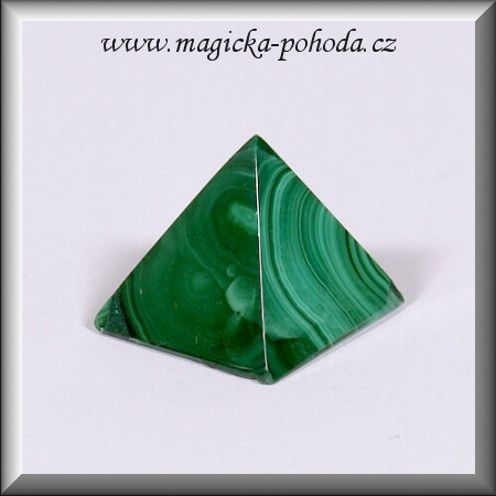 Malachit pyramida K1411XI018