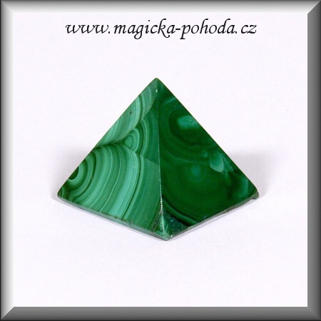 Malachit pyramida K1411XI018