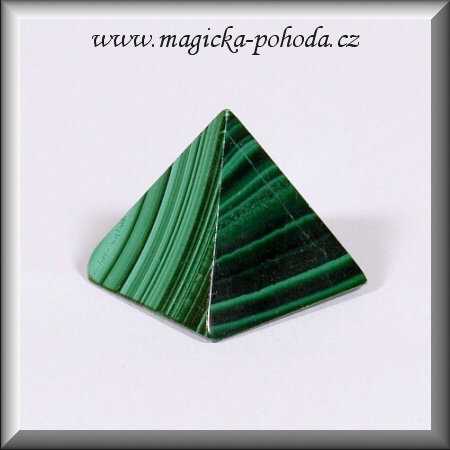 Malachit pyramida K1411XI019
