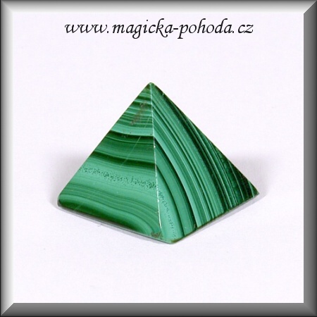 Malachit pyramida K1411XI019