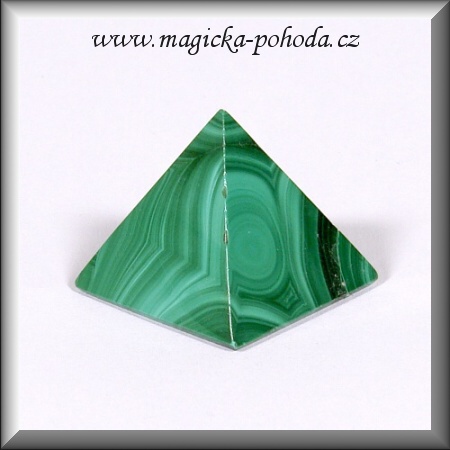 Malachit pyramida K1411XI020