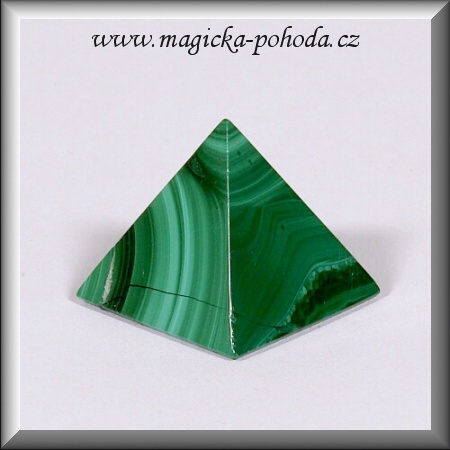 Malachit pyramida K1411XI020