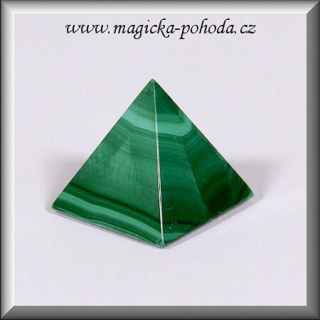 Malachit pyramida K1411XI021