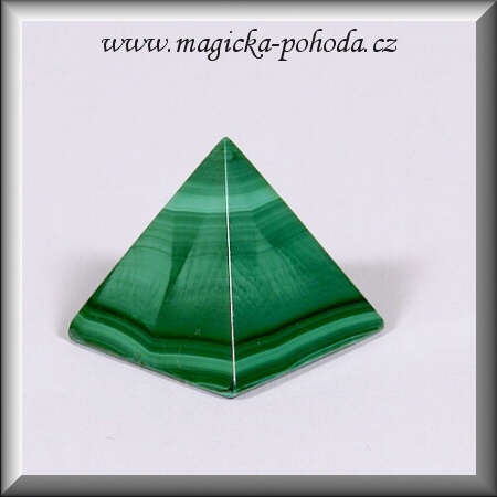 Malachit pyramida K1411XI021