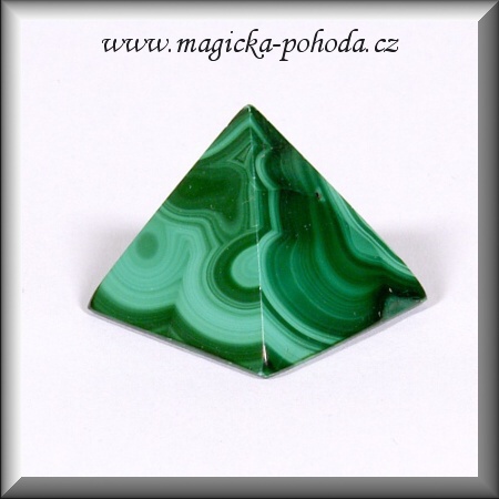 Malachit pyramida K1411XI022