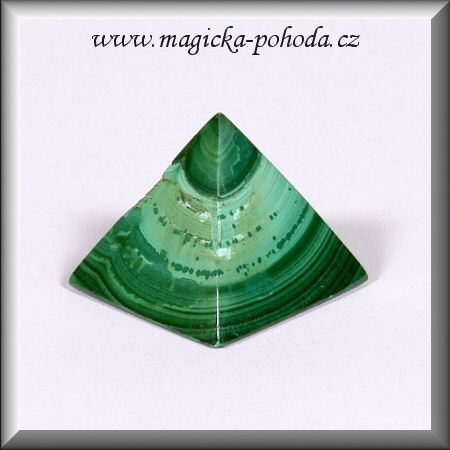 Malachit pyramida K1411XI023