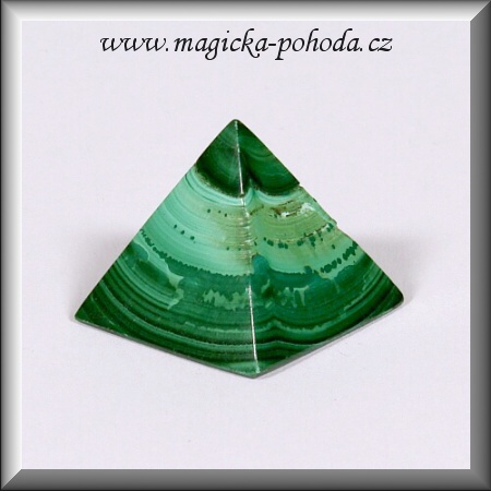 Malachit pyramida K1411XI023