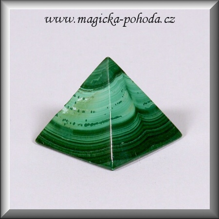 Malachit pyramida K1411XI023