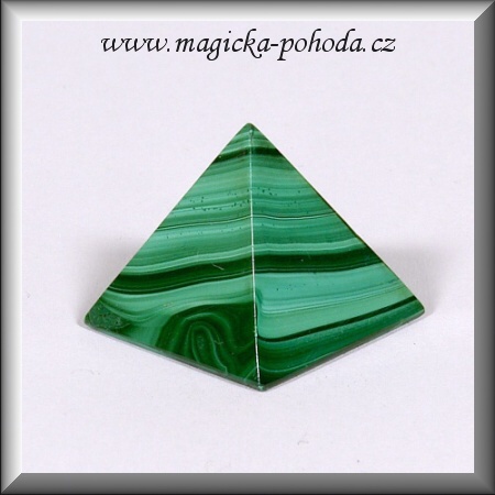 Malachit pyramida K1411XI025