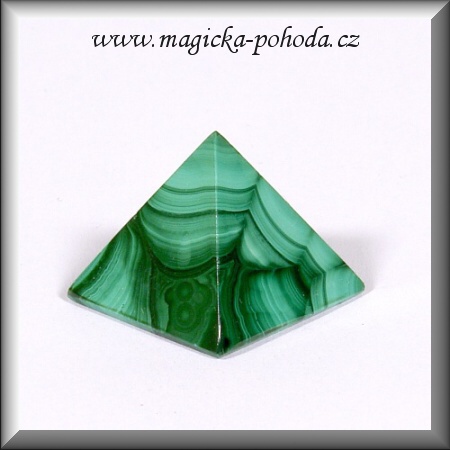 Malachit pyramida K1411XI027