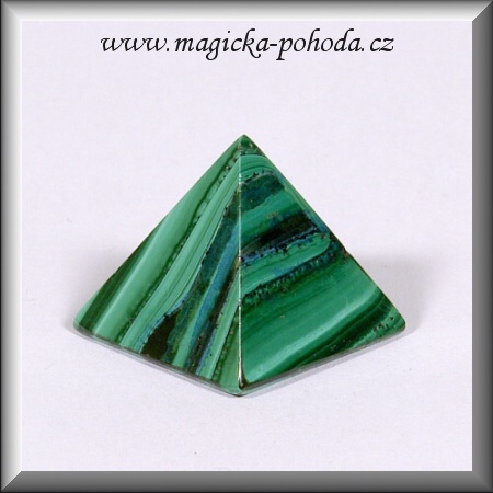 Malachit pyramida K1411XI028