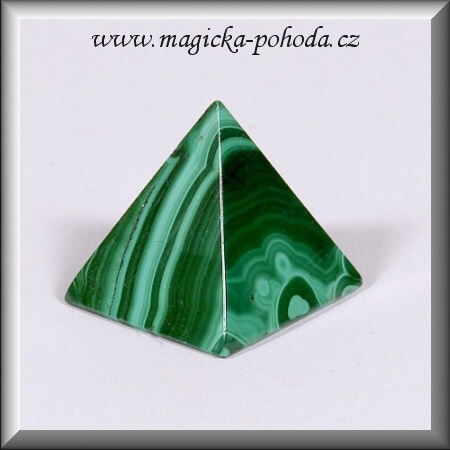 Malachit pyramida K1411XI029