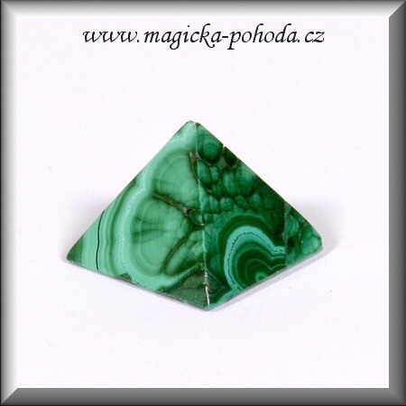 Malachit pyramida K1411XI031