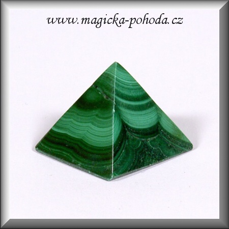 Malachit pyramida K1411XI033