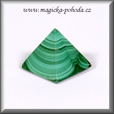 Malachit pyramida K1411XI040