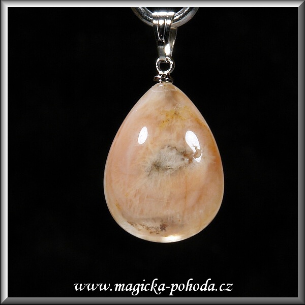 Měsíční kámen přívěsek K1202XIIII-54 - bižuterní úchyt