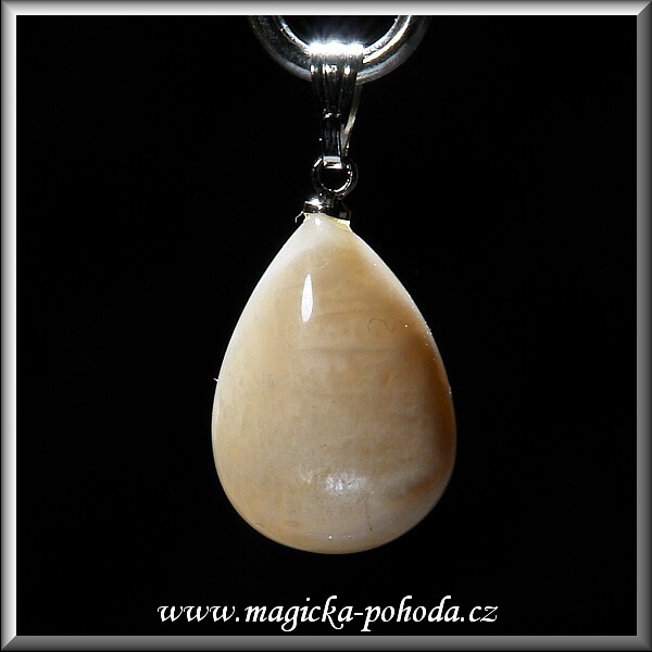 Měsíční kámen přívěsek K1202XIIII-67 - bižuterní úchyt