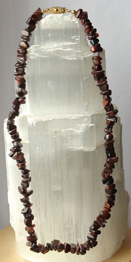 Býčí oko náhrdelník D  - bižuterní úchyt