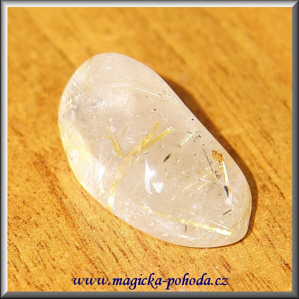 Rutil v křišťálu - Sagenit P0104XIIII-13