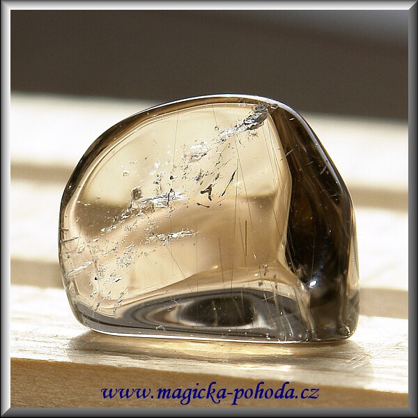 Rutil v křišťálu - Sagenit P0104XIIII-31