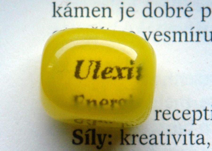 Ulexit- tv kámen oranžový 21-30g
